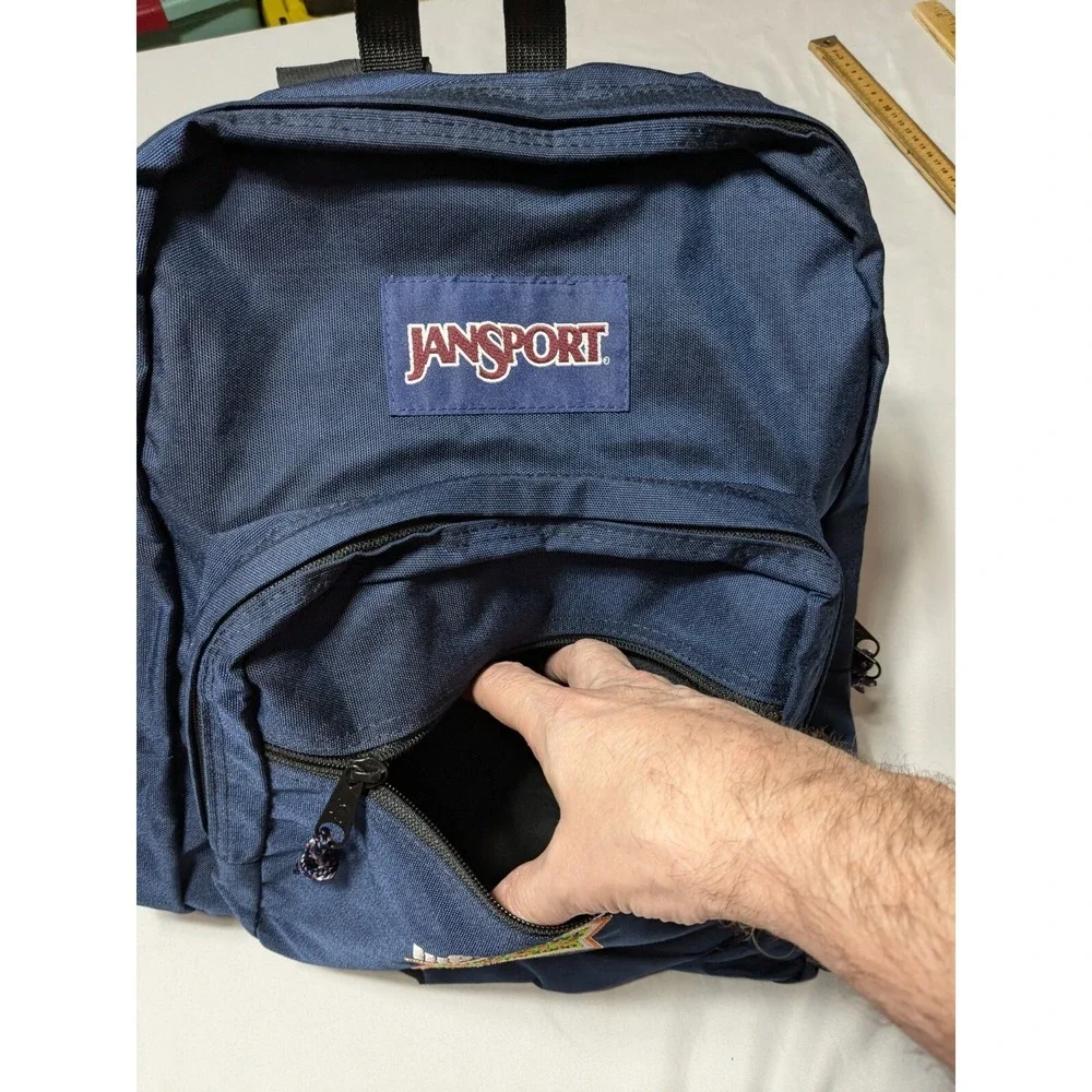 VTG SUPER BOWL XXXIV ATLANTA 2000 x SPORTS ILLUSTRATED x JAN SPORT Backpack EUC